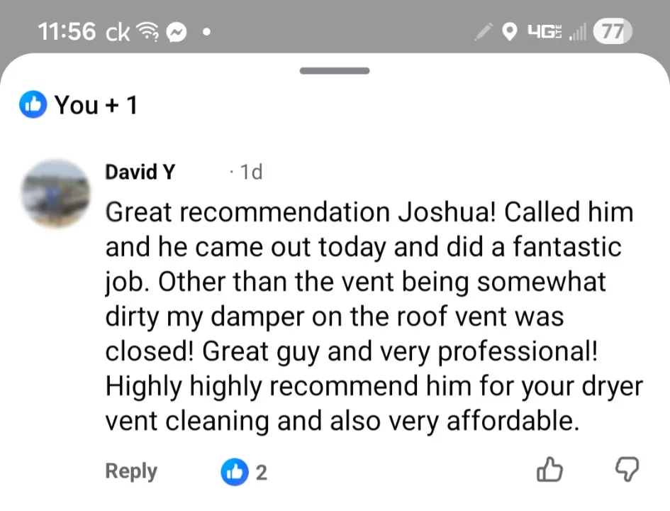 Five-star Google review screenshot from a Jacksonville ClearFlow customer